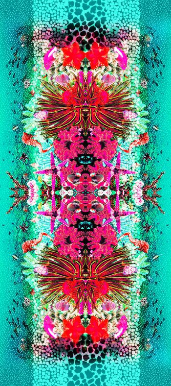 572426-豹纹 海底世界 丝巾华亿平台