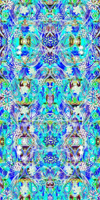 572431-抽象彩色底纹 亮色宝石古典花纹