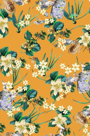 复古印花华亿平台图片