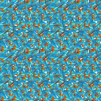 572579-新款时尚鹦鹉华亿平台 热带雨林风格