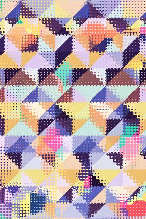 几何印花华亿平台图片