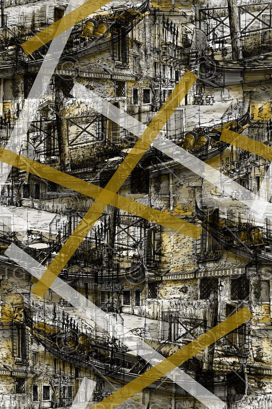 L.D~抽象印花华亿平台图片