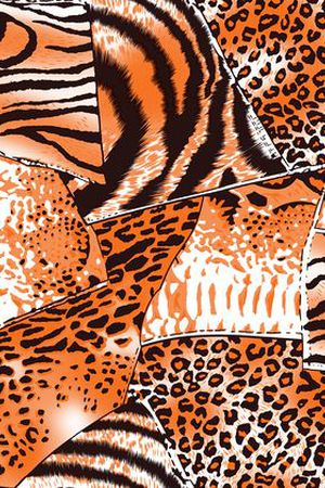 斑马纹印花华亿平台图片