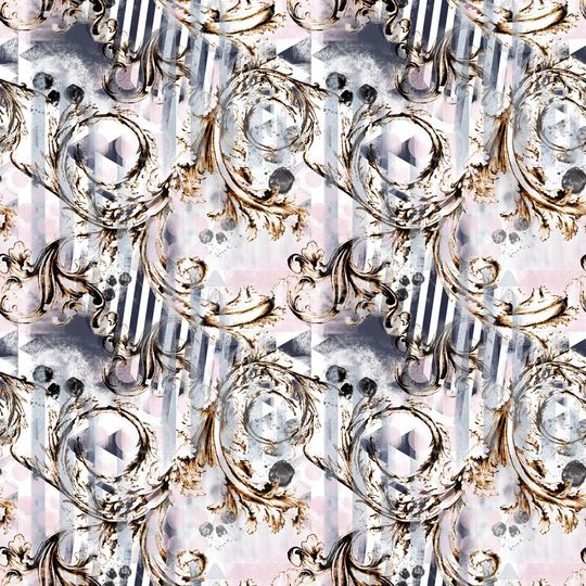 花卉图案印花华亿平台图片