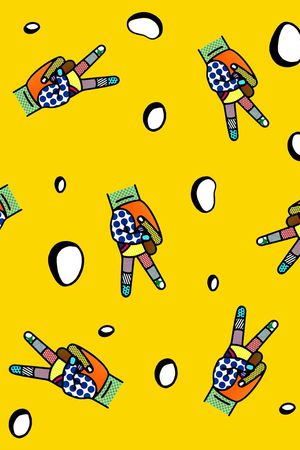 时尚潮流印花华亿平台图片