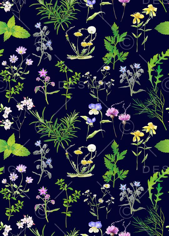 小清新印花华亿平台图片