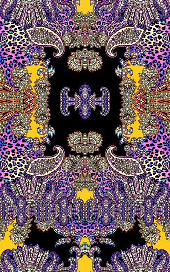 572914-欧式花纹民族风情佩斯利佩兹利腰果花