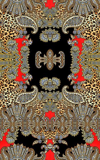 572915-欧式花纹民族风情佩斯利佩兹利腰果花