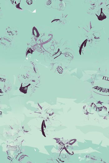 572938-时尚大牌卡通童趣男装清新多色插画手