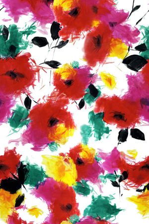 原创手绘印花华亿平台图片