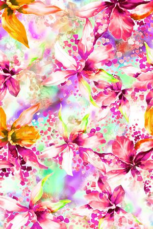 花瓣印花华亿平台图片