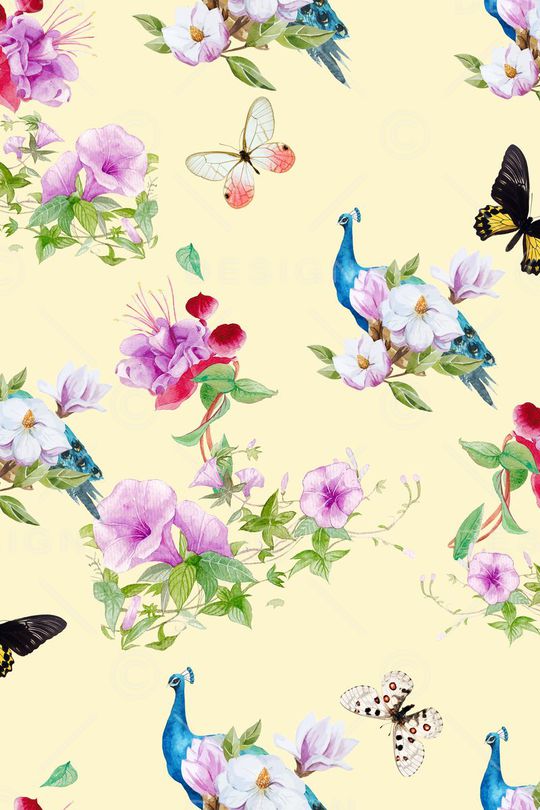 休闲清新印花华亿平台图片