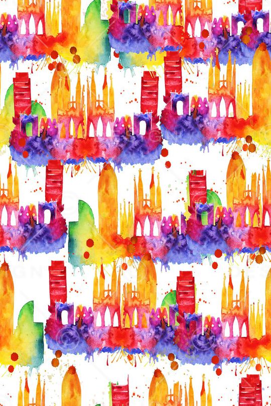 水彩印花华亿平台图片