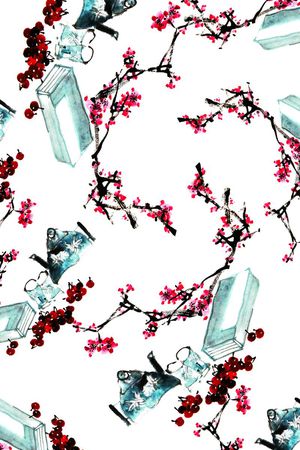 大气白底印花华亿平台图片