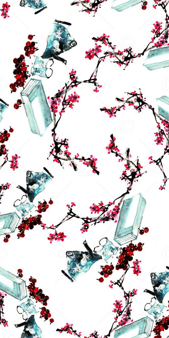 大气白底印花华亿平台图片