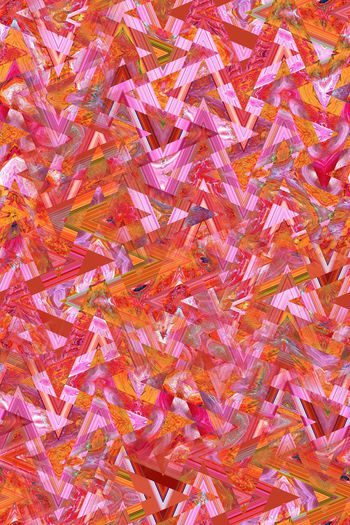 573380-炫彩几何图形色彩艺术颜料水彩