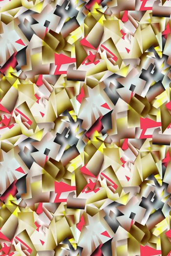 573389-时尚创意几何方块