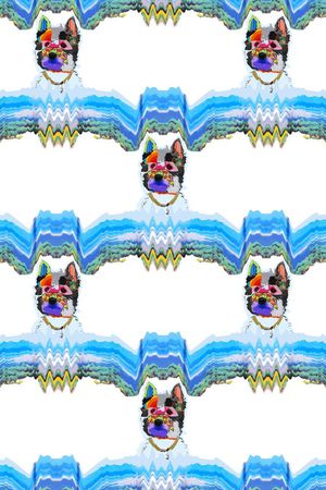 时尚潮流印花华亿平台图片