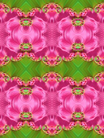 573451-手绘幻彩定位雏菊  泳装印花