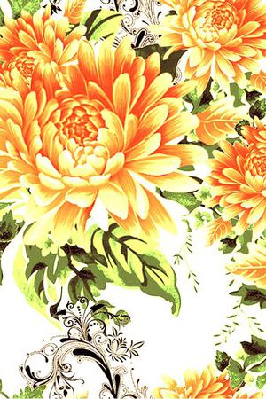 花卉花朵印花华亿平台图片