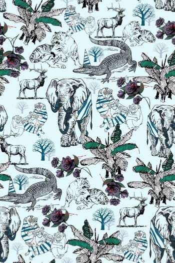 573503-原创时尚潮牌丛林动物猴子猴年趣味森