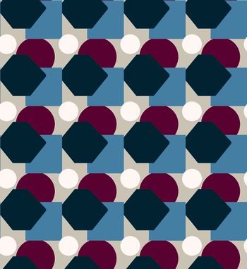 573509-抽象花卉 古典几何  抽象小翠花