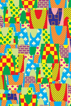 抽象印花华亿平台图片