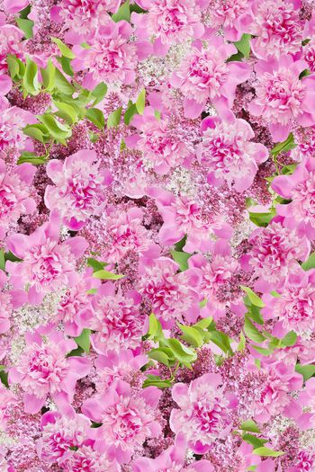 573548-原创满版时尚流行春夏清爽女装花卉数