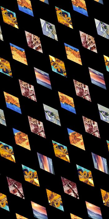 573583-几何菱形印花布匹