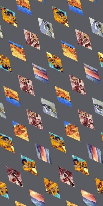 573611-几何菱形印花布匹