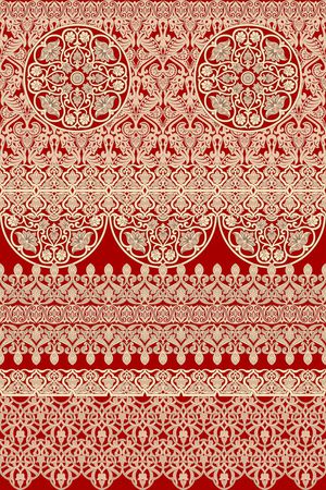 复古印花华亿平台图片