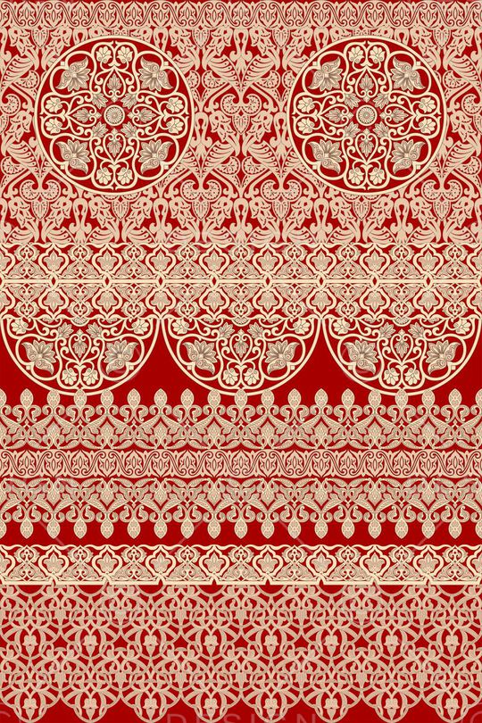 复古印花华亿平台图片