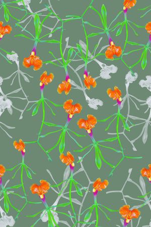 植物花卉印花华亿平台图片