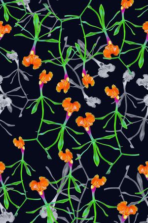 植物花卉印花华亿平台图片