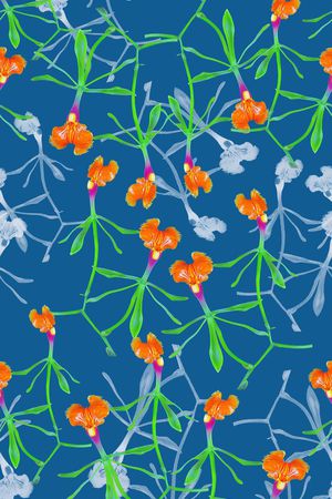 植物花卉印花华亿平台图片