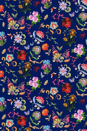 潮流时尚印花华亿平台图片