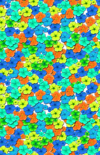 573909-欧美时尚流行彩色小碎花