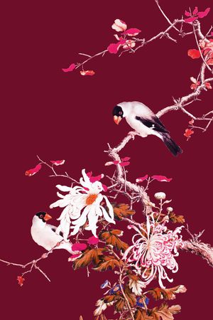 时尚 中国风印花华亿平台图片