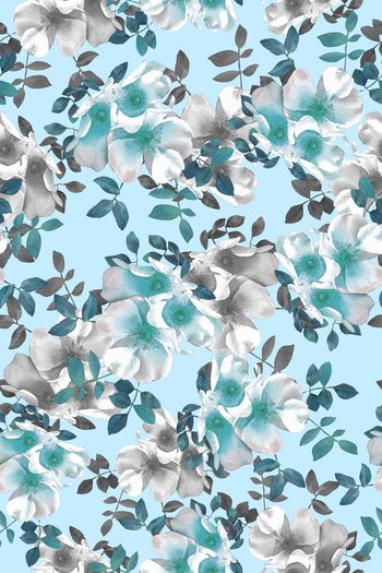 574231-时尚潮流 花卉 组合 服装 家纺 