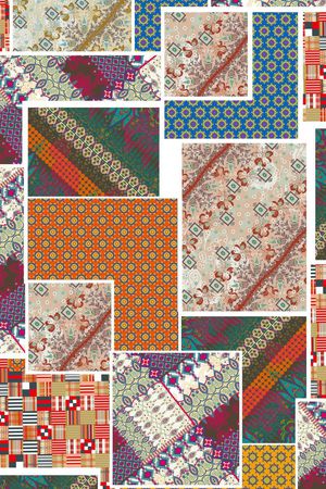 几何印花华亿平台图片