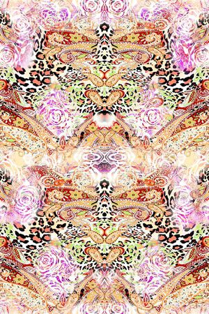 豹纹印花华亿平台图片