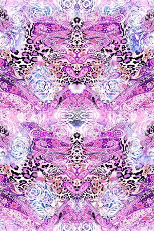 豹纹印花华亿平台图片