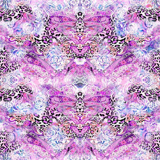 豹纹印花华亿平台图片