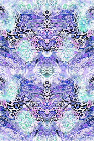 豹纹印花华亿平台图片