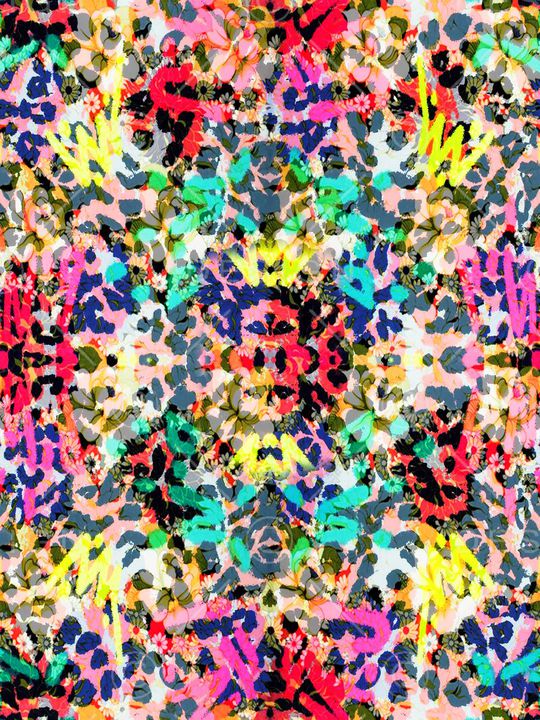 豹纹印花华亿平台图片