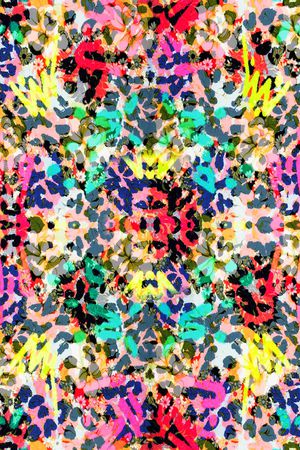 豹纹印花华亿平台图片