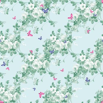 574358-流行时尚花卉蝴蝶华亿平台