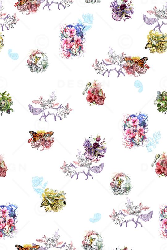 手绘印花华亿平台图片