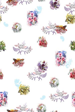 手绘印花华亿平台图片