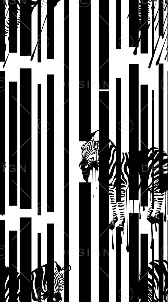 休闲时尚 抽象 炫彩 动物纹理 几何 黑白简洁印花华亿平台图片